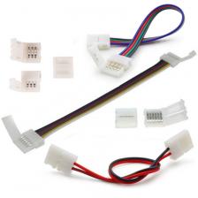 Светодиодная лента, разъем 2pin 3pin 4pin 5pin 6pin для одного RGB CCT RGBW цвет 3528 5050 Светодиодная лента для соединения клемм ленты