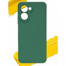Чехол для realme c33 / чехол на реалми с33 с защитой камеры зеленый