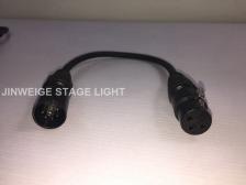 DMX кабель JINWEIGE 30 см 3-контактный в 5-контактный