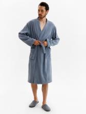 Халат мужской «Экономь и Я», размер 52-54, хлопок 100%, серый