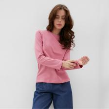 Лонгслив женский MINAKU: Basic line цвет лиловый, размер 46