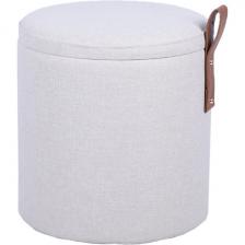 Пуф с ящиком Эркки рогожка XS белый Stool Group арт.УТ000039492