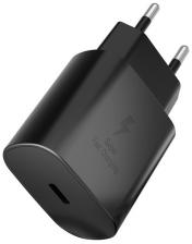 Сетевое зарядное устройство “vlp” 25Вт USB-C, PD, PPS, черный