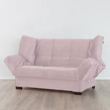 Диван прямой «Джакарта», механизм клик - кляк, велюр, цвет пыльная роза