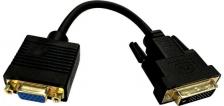 Переходник Buro BU-DVI-VGA DVI-D (m) VGA (f) 0.23м черный 1996865