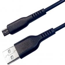 Кабель Gal USB A-micro USB B, 2A, 1m Black (2444)