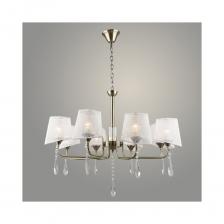 Люстра Росток NH6159/8 AB бронза/белый абажур, 8x60W, E27, d760, h980, QH24 988385489