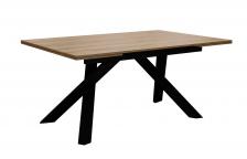 Стол DikLine DX140 Дуб галифакс/опоры черные (2 уп.)