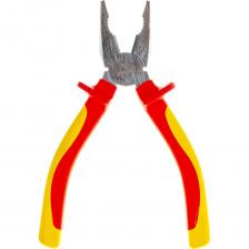Диэлектрические комбинированные плоскогубцы до1000В, 160мм Зубр ЭКСПЕРТ ЭЛЕКТРОМОНТАЖНИК 22145-1-16