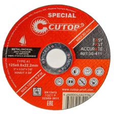 Круг отрезной Отрезной круг Cutop Special 50-411 (125x0.8x22.2 мм, по металлу и нержавеющей стали, быстрый рез)