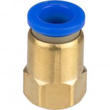 Фитинг цанговый ARMA пневматический прямой 1/8"F-8 мм используется для соединения трубки с различным оборудованием в пневматической магистрали.Характеристики: Наружный диаметр шланга, мм: 8 Входная резьба: 1/8"F Трубная коническая резьба 55° Материал: алюминий Рабочее давление, бар: 10 Максимальное давление, бар: 14 Рабочая температура от -20 °C до +60 °C