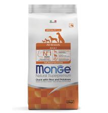 Monge Dog Monoprotein Speciality Adult Duck & Rice / Сухой корм Монж для взрослых собак всех пород Утка с рисом и картофелем