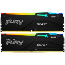 Оперативная память Kingston DDR5 16GB (2x8GB) 6000MHz FURY Beast RGB EXPO (KF560C36BBEAK2-16)