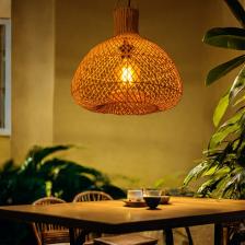 Светильник потолочный из ротанга «Реза», 1x120 Вт, Е27, 40x40x40 см