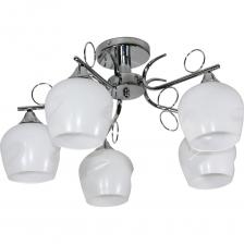 Люстра отлично подойдет для установки на потолок комнаты, оформленной в современном стиле. Потолочная люстра осветит помещение площадью 15 м2. Производитель рекомендует использовать для устройства лампы накаливания с цоколем E27 и мощностью 60 W, а также светодиодные и энергосберегающие лампы. Модель произведена с использованием материалов: стекло и металл. Светильник дает максимум света, плафоны изготовлены из стекла, а это экологичный и долговечный материал. Плафоны легко моются и сохраняют свой безупречный внешний вид на протяжении всего срока эксплуатации.