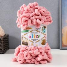 Плюшевая пряжа для вязания руками ALIZE, Puffy, 100% микрополиэстер, 9 м/100 г, (161)