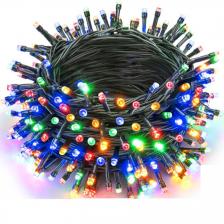 Гирлянды, гирлянды, светодиодные гирлянды, рождественские уличные огни для новогодней вечеринки, террасы, патио, сада, уличное украшение