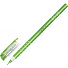 Шариковая масляная ручка имеет круглый корпус ассорти цветов: синий, зеленый, оранжевый, розовый. Ручка обладает безопасным гнущимся корпусом, исключающим возможность травмы от острых краев. Снабжена стержнем с чернилами на масляной основе, обеспечивающим мягкое письмо, и игольчатым наконечником, обеспечивающим равномерный расход чернил. Диаметр пишущего узла 0,7 мм создает ровную линию письма, равную 0,35 мм. Цвет чернил – синий. Комплект – 12 штук.