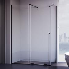 Душевой уголок Veconi Premium Trento PTC-SP-50B 120х100 см, профиль матовый черный, стекло прозрачное