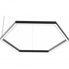 Светодиодный светильник DIODEX Микко Риб 120Вт 5500К, Опал., Черный, 1-10 4603789906905