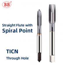 Метчики для резьбы BB Spiral Straight Flute CO TiN