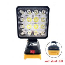 Рабочая лампа ZUIDID для аккумуляторов Dewalt 14.4-20В