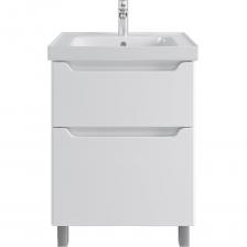 Комплект Sanstar напольная тумба Lanciano 60 с раковиной Грейс 60 303.1-1.5.1.К производится на российском заводе, оснащенном высокотехнологичным европейским оборудованием, под контролем отдела качества, с соблюдением ТУ и ГОСТ. Товар относится к серии Migliore, отличительной особенностью которой являются более дорогие отделочные материалы. А линейка мебели Lanciano, выполненная в современном стиле, внесет в Вашу ванную комнату неповторимый дизайн и обновление. Дополнительно к тумбе возможно приобрести полный комплект мебели Lanciano, а именно зеркало или зеркальный шкаф, шкаф-пенал. Окрашивание изделия производится в пять этапов с применением итальянской эмали, глянец. Два выдвижных ящика с направляющими скрытого монтажа и доводчиками. В комплект входит 3 ножки - 2 передние из хрома, 1 задняя из пластика. Товар доставляется в предварительно собранном виде, состоит из 2 мест, надежно упакованных в пятислойный гофрированный картон.