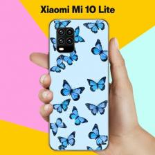 Силиконовый чехол на Xiaomi Mi 10 Lite Бабочки / для Сяоми Ми 10 Лайт