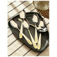 Набор ложек столовых Доляна «Цветение», h=20,5 см, 6 шт