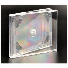CD Box Jewel Case на 2 диска (прозрачный). 9 мм (2-4) (2021 год, CD Box)