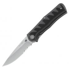 Полуавтоматический складной нож Ruger® Knives Crack-Shot™ Compact, сталь 8Cr13MOV Stonewashed Combo, рукоять термопластик GRN