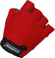 Велоперчатки Polednik BASIC, эластичный верх, замшевая ладонь, красный, POL_BASIC_XXL_RED (Размер: 12 XXL)