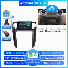 Автомобильный Android 14 GPS-навигатор для Land Rover Discovery 3 2004-2009, авторадио, стерео, мультимедийный видеоплеер, Carplay NO 2DIN 4G