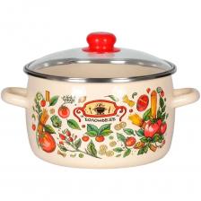 Кастрюля Appetite Болоньезе объемом 3 литра изготовлена из эмалированной стали, что обеспечивает долговечность и устойчивость к коррозии. Универсальность кастрюли позволяет использовать её на всех типах плит: газовых, индукционных и электрических, а также в духовке и микроволновой печи. Бежевый цвет придаёт изделию эстетичный вид, гармонирующий с любым кухонным интерьером. Кастрюля оснащена стеклянной крышкой с выпускным клапаном, что позволяет контролировать процесс приготовления и предотвращает избыточное давление. Эмалированное покрытие как внутри, так и снаружи облегчает уход за изделием, а возможность мытья в посудомоечной машине делает эксплуатацию ещё более удобной. Ручки из эмалированной стали обеспечивают надежный хват и безопасность при использовании.