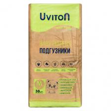 UVITON Подгузники для новорожденных 1 размер (М), 5-11 кг, 38 шт.