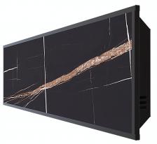 Отопительная панель STOUT BLACK STONE SCT 120*30 черный гранит / черный корпус