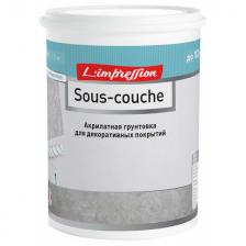 грунтовка пигментированная для декоративных покрытий LIMPRESSION Sous-couche 1л, арт.150-474