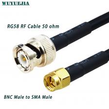 Перегородка Q9 BNC разъем мама/BNC штекер SMA штекер RG58 /RG174 /RG316 RF коаксиальный кабель 50 Ом коаксиальный строчный шнур