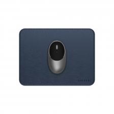 Коврик для мыши Satechi Vegan-Leather Premium Mouse Pad настольный, синий ST-LMPB