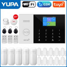 Новая беспроводная домашняя сигнализация 2G GSM Wi-Fi с датчиком движения, детектор охранной сигнализации для Tuya SmartLife APP, садовая домашняя сигнализация