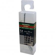 Сверло по металлу PROFI HSS-G P6M5 (10 шт; 1.0x34 мм) Росомаха 703010