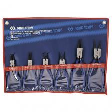 Набор съемников стопорных колец, 6 предметов, KING TONY 42116GP