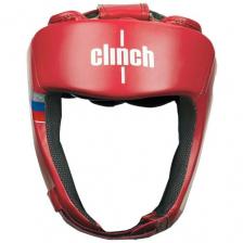 Шлем боксерский CLINCH OLIMP DUAL L красный