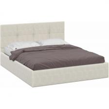 Двуспальная кровать Манака 160 (Манака 160х200 бежевая) Woodville арт.585396