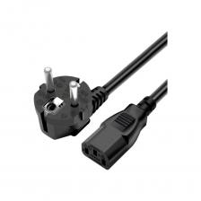 Особенности кабеля питания: Длина 1 метр: Удобная длина кабеля обеспечивает гибкость в размещении ваших устройств. Вилка Schuko и Разъем C13: Кабель оснащен европейской вилкой Schuko для подключения к розетке и разъемом C13 для подключения к различным устройствам. С заземлением: Заземление обеспечивает дополнительный уровень безопасности, предотвращая статический электрический заряд и защищая устройства. Номинальный Ток 6А: Кабель подходит для устройств с небольшим потреблением энергии, таких как компьютеры, мониторы и другая офисная техника. Долговечность и Качество: Кабель изготовлен из качественных материалов, что обеспечивает долгий срок службы.