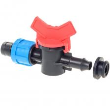 Кран стартовый для ленты капельного полива с уплотнительной резинкой