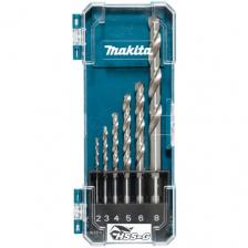 Набор сверл по металлу (2/3/4/5/6/8мм) HSS-G MAKITA D-75742