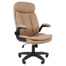 CHAIRMAN 533 – классическое кресло руководителя в современном исполнении. Идеальный вариант для тех, кто ищет превосходный баланс между качеством, комфортом и доступной ценой. Продуманная эргономика, оптимальный функционал, обивка из премиальной экокожи – эта универсальная и практичная модель гармонично дополнит любое офисное пространство. Офисное кресло обладает всеми характеристиками для комфортной посадки. Высокая спинка с боковой и поясничной поддержкой обеспечивает правильную осанку, помогая избежать перенапряжения в спине. Удобный широкий подголовник создает поддержку шеи и головы. Подлокотники с мягкими накладками полностью откидываются назад, что позволяет полностью закатить кресло под стол и оптимизировать пространство. Регулировка высоты сиденья адаптирует кресло под рост конкретного пользователя. А с плавным механизмом качания с фиксацией в рабочем положении вы всегда сможете расслабиться и покачаться в перерывах. Обивка из премиальной экокожи легко очищается от бытовых загрязнений и не требует специального ухода, а прочный каркас компьютерного кресла и газпатрон 3 класса выдерживают до 120 кг постоянной нагрузки.