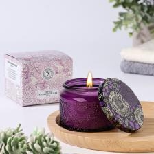 Свеча ароматическая в банке San black fruits, 5x7 см, ежевика