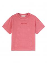 Palm Angels Kids футболка с принтом, красный